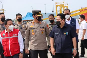 Arus Balik pada H+1 di Pelabuhan Bakauheni Berjalan Normal
