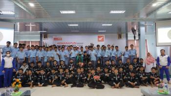 Ratusan Siswa SMK Muhammadiyah 2 Metro Dapat Edukasi Safety Riding #Cari_Aman dari TDM