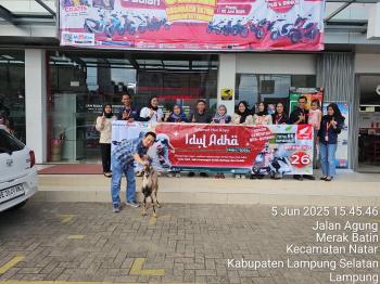 Astra Motor Natar Berkontribusi Dalam Program Honda Serentak Berqurban 2025 