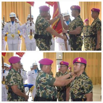 Letkol Mar Romanimbun Butarbutar Resmi Jabat Komandan Denipam 1 Marinir