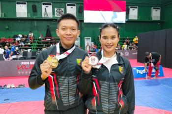 Sambo: Baskoro Raih Perak, Pamela Persembahkan Perunggu