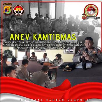 Kapolsek TbU Laksanakan Atensi Pimpinan dan Perkembangan Kamtibmas