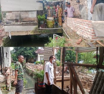 Penertiban Bangunan Warga Dilakukan, Satgas Pemkot Temukan 7 Rumah di Atas Drainase