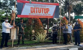 Jeritan PKL Alun-Alun Wates Saat PPKM Darurat Diterapkan