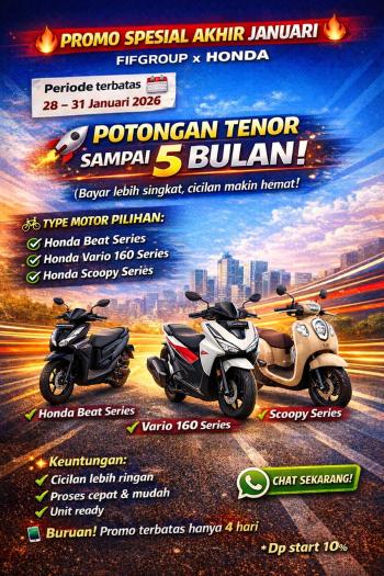 Astra Motor & FIFGROUP Gelar Promo "Gede-Gedean" di Lampung: DP 500 Ribu Hingga Potongan Tenor 5 Bulan!