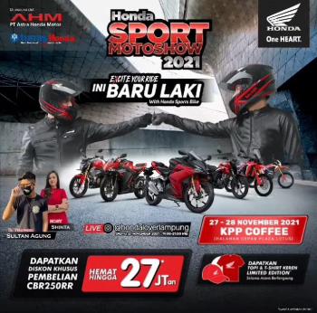Main Dealer dan Jaringannya NSS Kedaton Kembali Mengadakan Honda Sport Motoshow di KPP Coffee