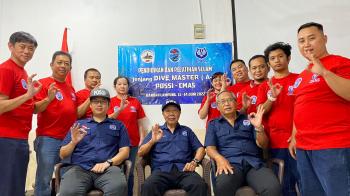 8 Divers Lampung mengikuti Pelatihan dan Pendidikan Dive Master  dari PB.POSSI