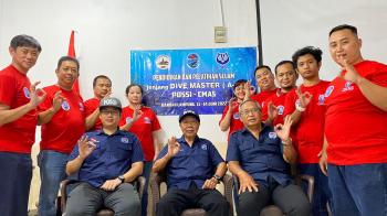 8 Divers Lampung mengikuti Pelatihan dan Pendidikan Dive Master  dari PB.POSSI