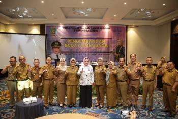Bunda Literasi Riana Sari Arinal Buka acara Pengembangan Budaya Membaca Tahun 2023 bersama Penggiat LiterasiÂ 