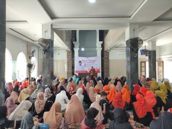 Ratusan ibu-ibu hadiri Majelis Bahagia, Safa dan Marwa menjadi Prinsip Keajaiban Rezeki   