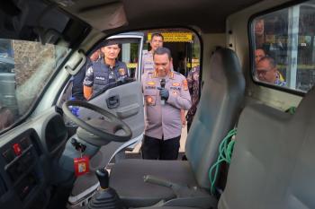 Kurang dari 24 Jam, Polisi Berhasil Temuka Mobil Pick Up Isuzu Traga yang Dicuri di Bandar Lampung