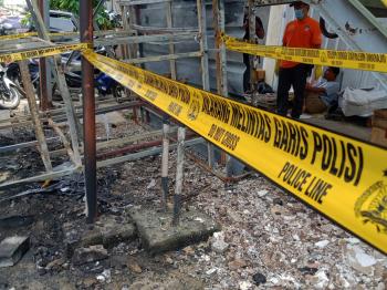Terkait Pos yang Terbakar, Ini Kata Kasat Reskrim Polresta Bandar Lampung