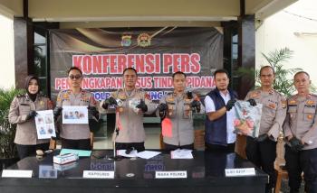 Dalam Sepekan, Polisi Ungkap Empat Kasus Kriminal di Lampung Utara, Senpi Hingga Motor Curian Disita