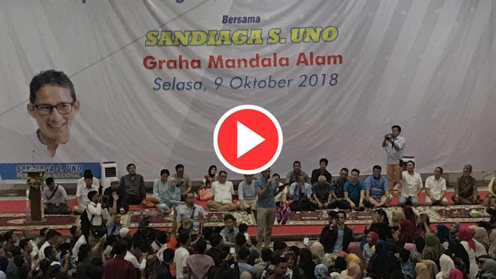 Saibumi News - Sandiaga Uno Berburu Suara Milenial di Lampung